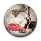 Cabochon Résine - pin up