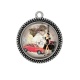 Pendentif Cabochon Argent - pin up