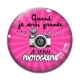 Cabochon Verre - quand je serai grand je serai photographe