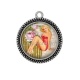 Pendentif Cabochon Argent - pin up