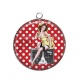 Pendentif Cabochon Argent - pin up