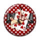 Cabochon Résine - pin up