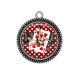 Pendentif Cabochon Argent - pin up