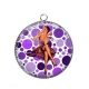 Pendentif Cabochon Argent - pin up