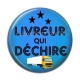 Cabochon Résine -  livreur qui déchire