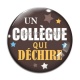 Cabochon Verre - un collègue qui déchire