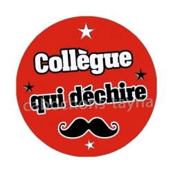 collègue qui déchire