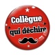 Cabochon Verre - collègue qui déchire