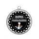 Pendentif Cabochon Argent - super cuisinier