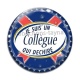 Cabochon Verre - collègue qui déchire