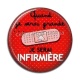 Cabochon Résine - quand je serai grande je serai infirmière