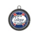 Pendentif Cabochon Argent - collègue qui déchire