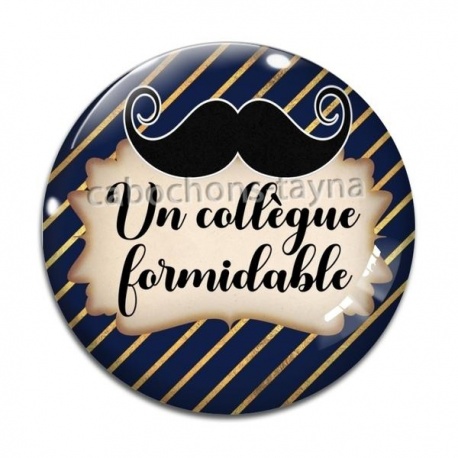 Cabochon Verre - un collègue formidable