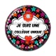 Cabochon Résine - je suis une collègue unique