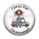 Cabochon Résine - J'peux pas j'ai mécanique