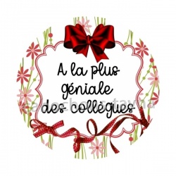 a la plus géniale des collègues