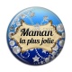 Cabochon Résine - maman la plus jolie
