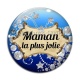 Cabochon Verre - maman la plus jolie