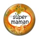 Cabochon Résine - super maman