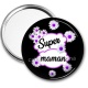 Miroir de poche - super maman
