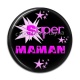 Cabochon Résine - super maman
