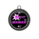 Pendentif Cabochon Argent - super maman