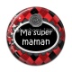 Cabochon Résine - super maman