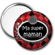 Miroir de poche - super maman