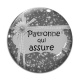 Cabochon Verre - patronne qui assure