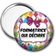 Miroir de poche - formatrice qui déchire