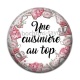 Cabochon Résine - une cuisinière au top
