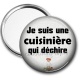 Miroir de poche - je suis une cuisinière qui déchire