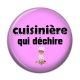Cabochon Résine - cuisinière qui déchire
