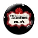 Cabochon Verre - directrice en or