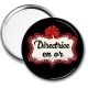 Miroir de poche - directrice en or