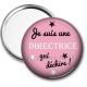 Miroir de poche - je suis une directrice qui déchire