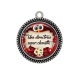 Pendentif Cabochon Argent - une directrice super chouette