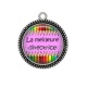 Pendentif Cabochon Argent - la meilleure directrice