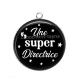 Pendentif Cabochon Argent - une super directrice
