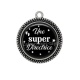 Pendentif Cabochon Argent - une super directrice