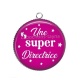 Pendentif Cabochon Argent - une super directrice