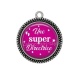 Pendentif Cabochon Argent - une super directrice