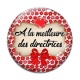 Cabochon Verre - a la meilleure des directrices
