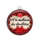 Pendentif Cabochon Argent - a la meilleure des directrices