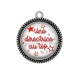 Pendentif Cabochon Argent - une directrice au top