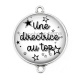 Connecteur Cabochon Argent - une directrice au top