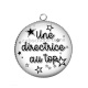 Pendentif Cabochon Argent - une directrice au top