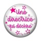 Cabochon Résine - une directrice qui déchire