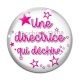 Cabochon Verre - une directrice qui déchire