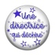 Cabochon Résine - une directrice qui déchire
